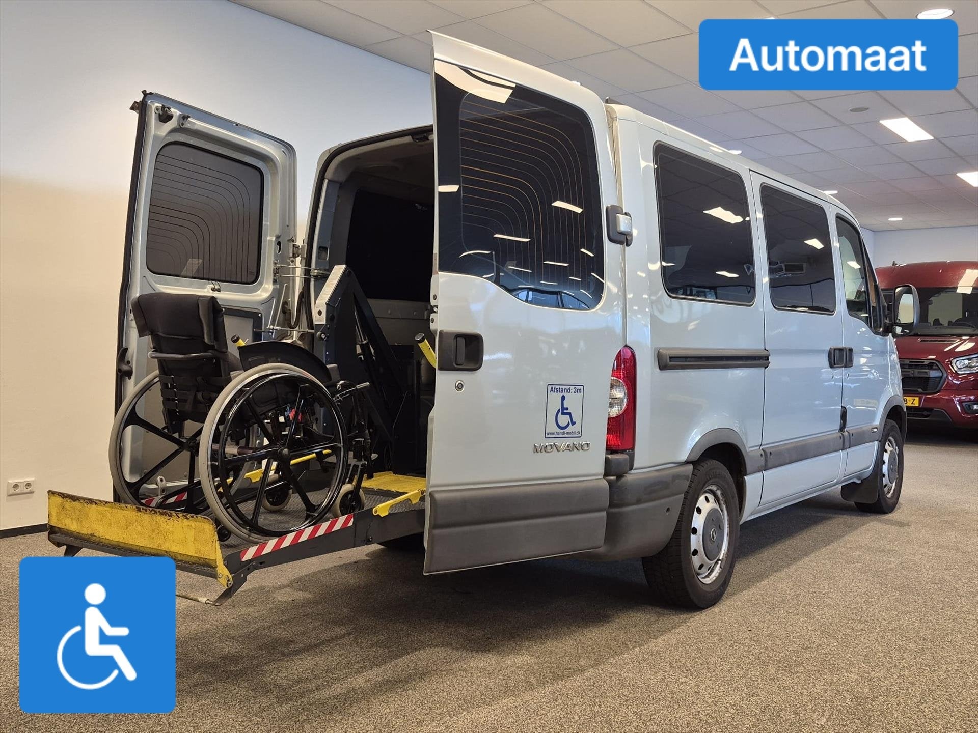 Opel Movano L1H1 Rolstoelbus Automaat, Auto's, Automaat, 12 maanden, Gebruikt, 4 cilinders