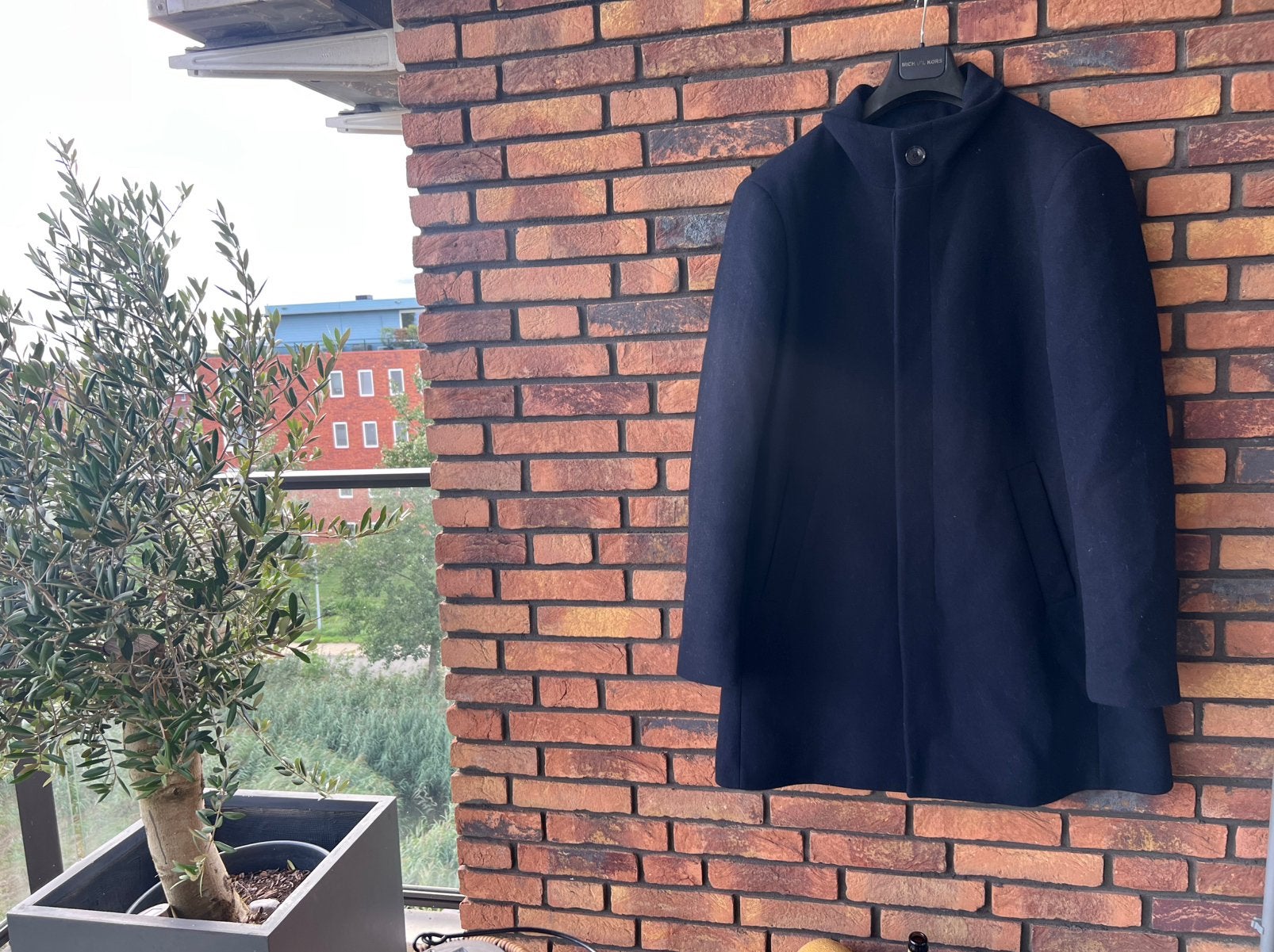 Matinique Prachtig d.blauwe heren jas/mantel  XXL  ALS NIEUW, Matinique, Verzenden, Blauw, Jas of Mantel