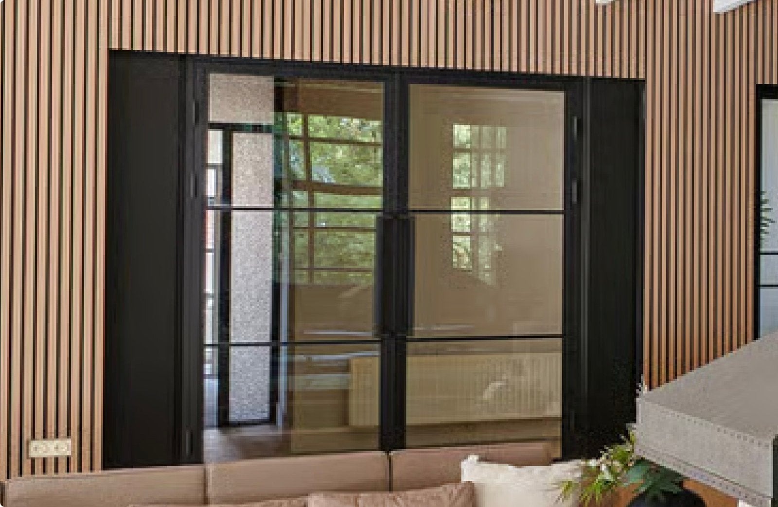Stalen dubbele taatsdeur met glas - Modern en stijlvol, Ophalen, 120 cm of meer, Binnendeur, 200 tot 215 cm