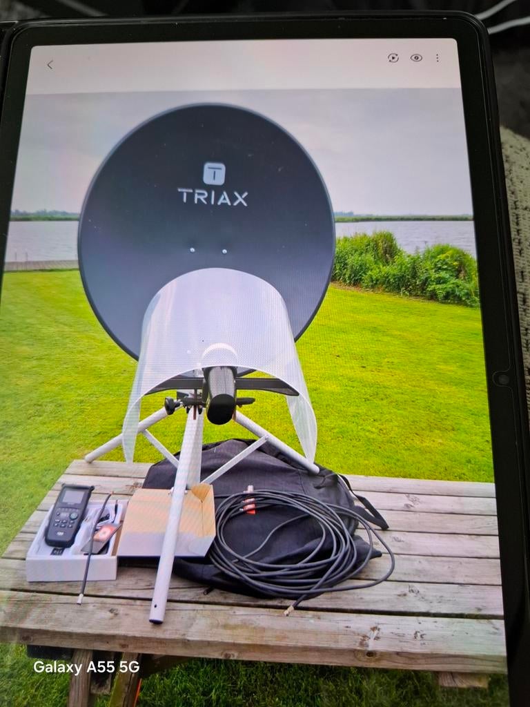 Complete set voor tv kijken op de camping, Ophalen, Zo goed als nieuw, (Schotel)antenne, Overige merken