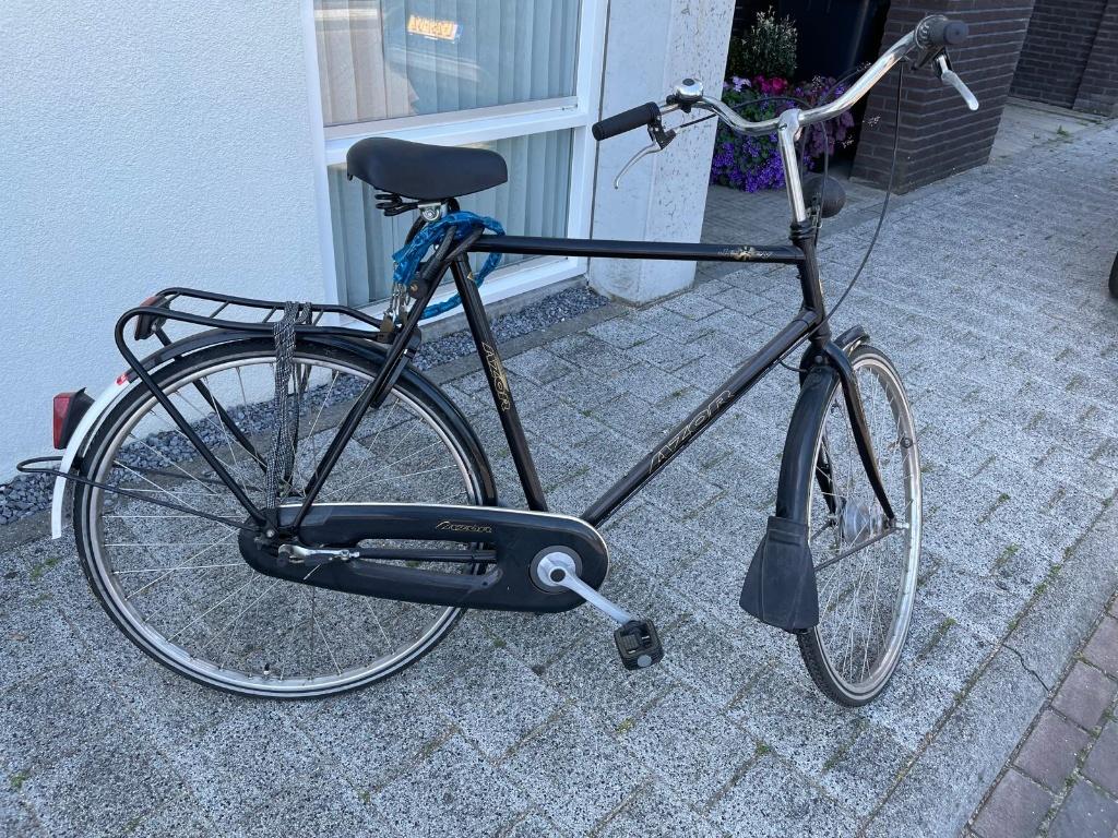 herenfiets Azor stadsfiets Jersey 55cm zwart, Gebruikt, Versnellingen, Ophalen, Overige merken
