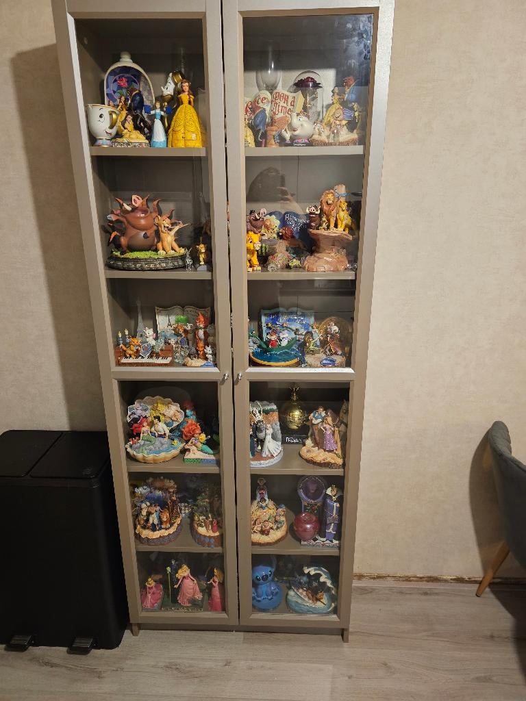 Mooie IKEA billy metallic grijs kast, Ophalen, 150 tot 200 cm, 25 tot 50 cm, Overige houtsoorten