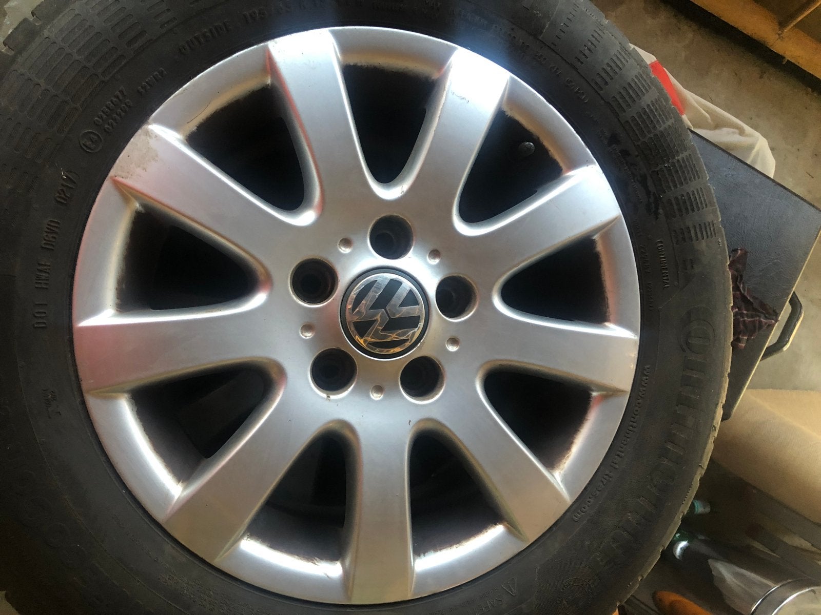 Originele VW golf velgen+banden, Ophalen of Verzenden, Zomerbanden