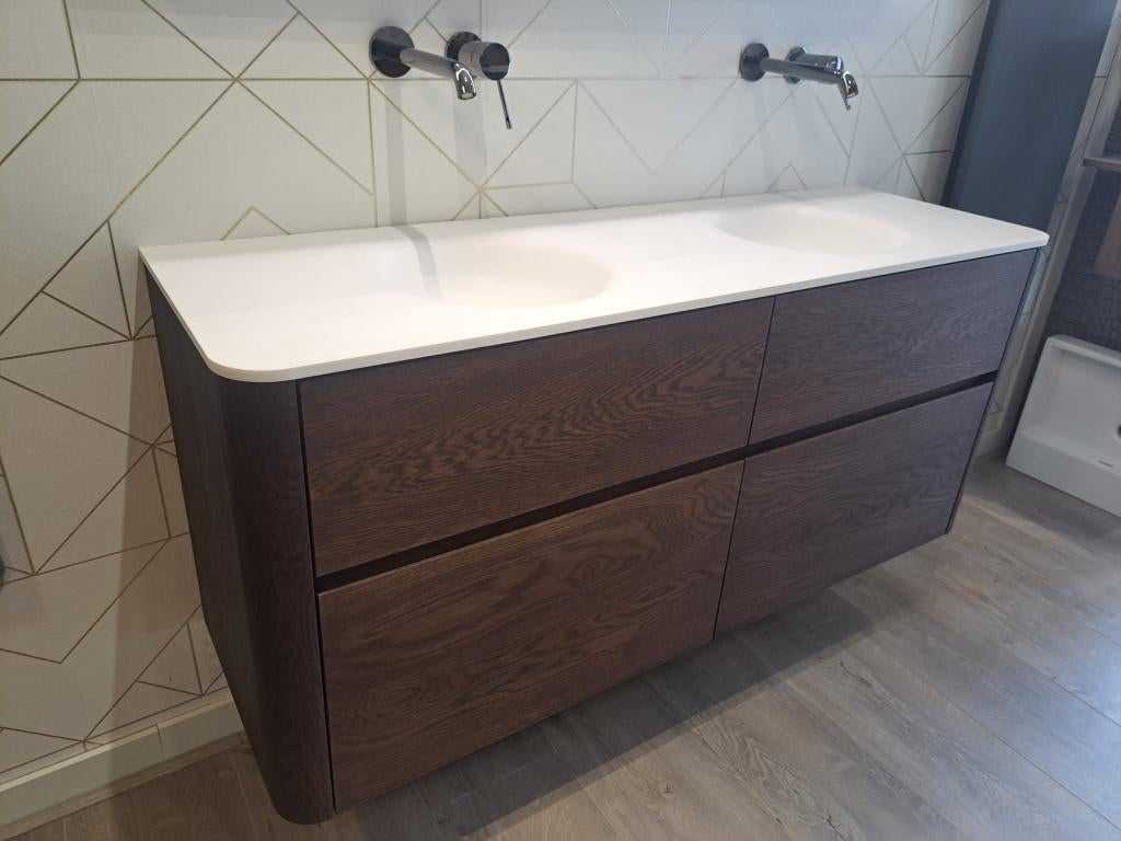 Son 4.0 Badmeubel met ronde hoeken en wastafel 140cm