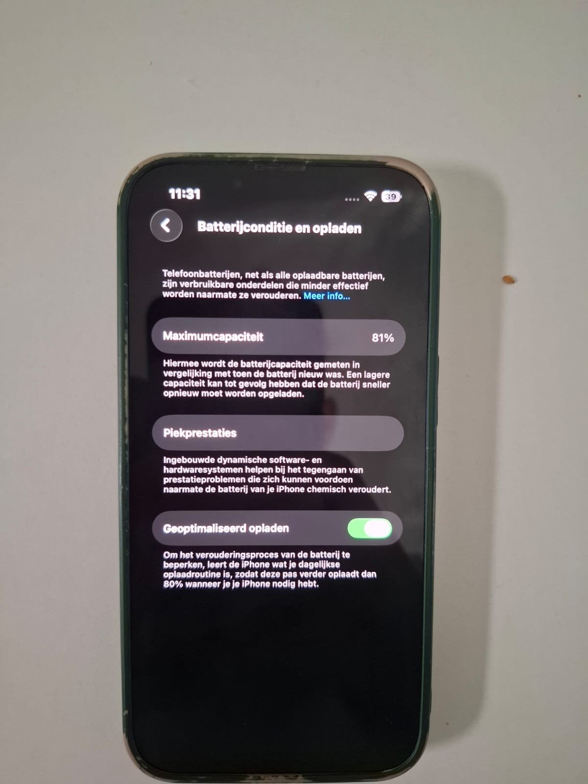 iPhone 13 - Blauw - 128GB - Batterij 81%, Blauw, IPhone 13, Ophalen of Verzenden, Zonder simlock