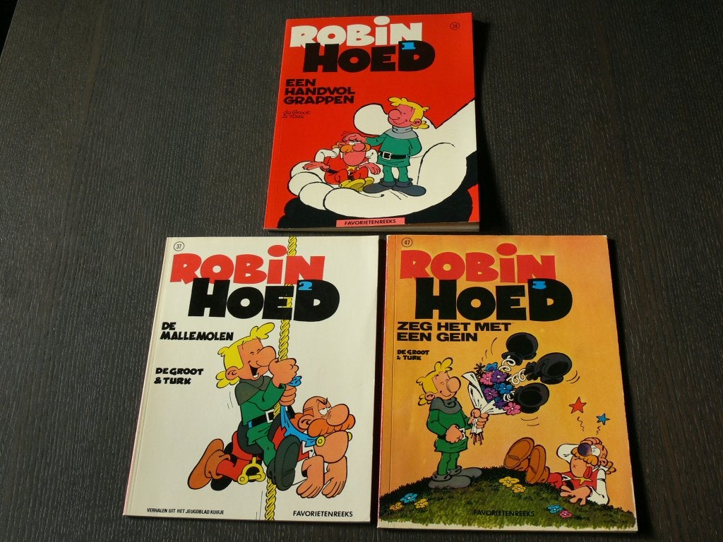Robin Hoed - 3 delen favorietenreeks, Meerdere stripboeken, Ophalen of Verzenden, Zo goed als nieuw
