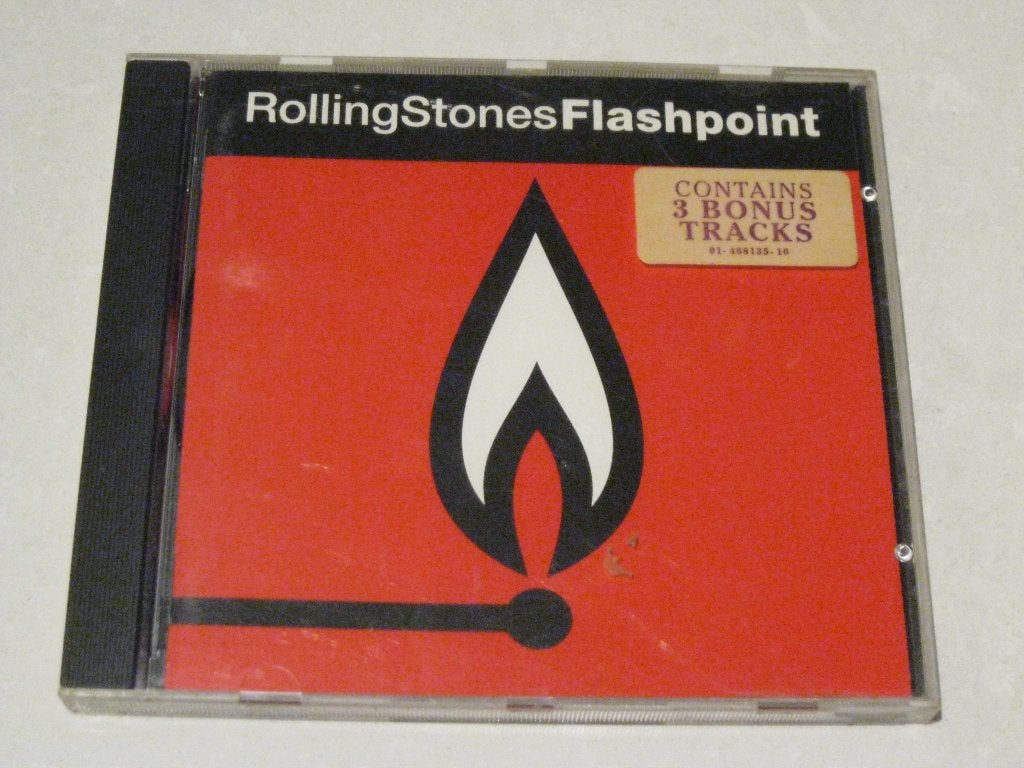 The Rolling Stones – Flashpoint (1991) Live CD + 3 Bonus, Gebruikt, Inclusief boekje, Verzenden, Poprock