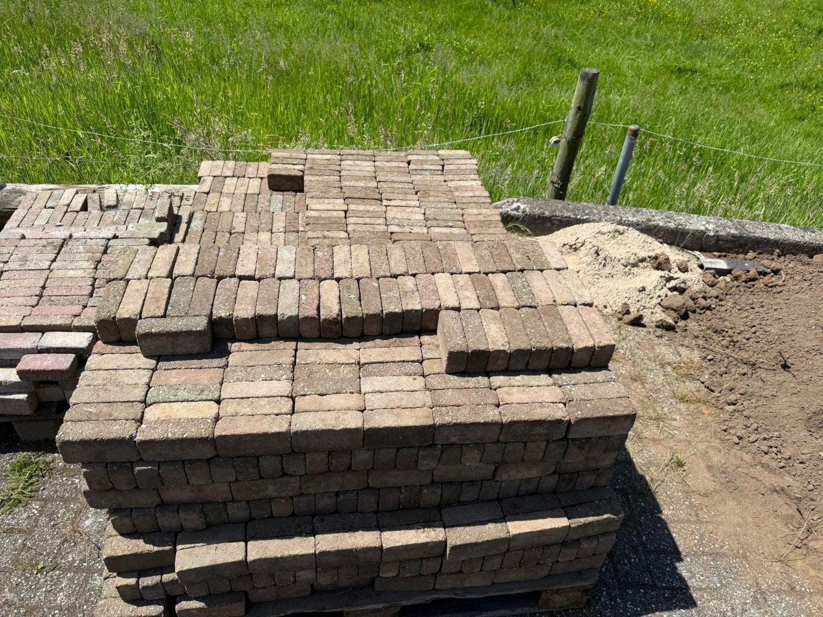 Klinkers, Doe-het-zelf en Verbouw, Tegels, Ophalen, Overige materialen, Gebruikt, Minder dan 20 cm