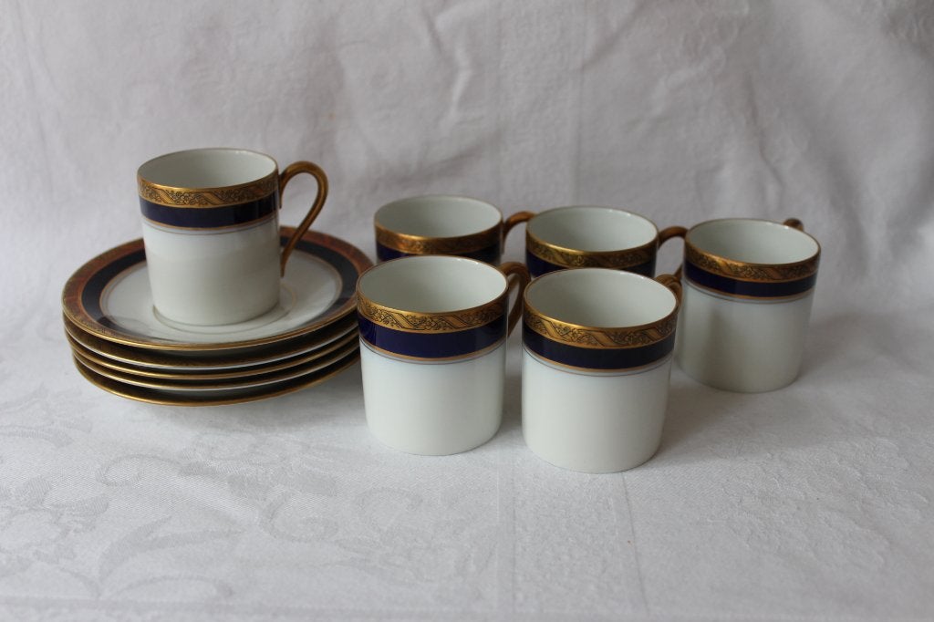 Vintage Rosenthal espresso set van 5 c 1950, Ophalen of Verzenden