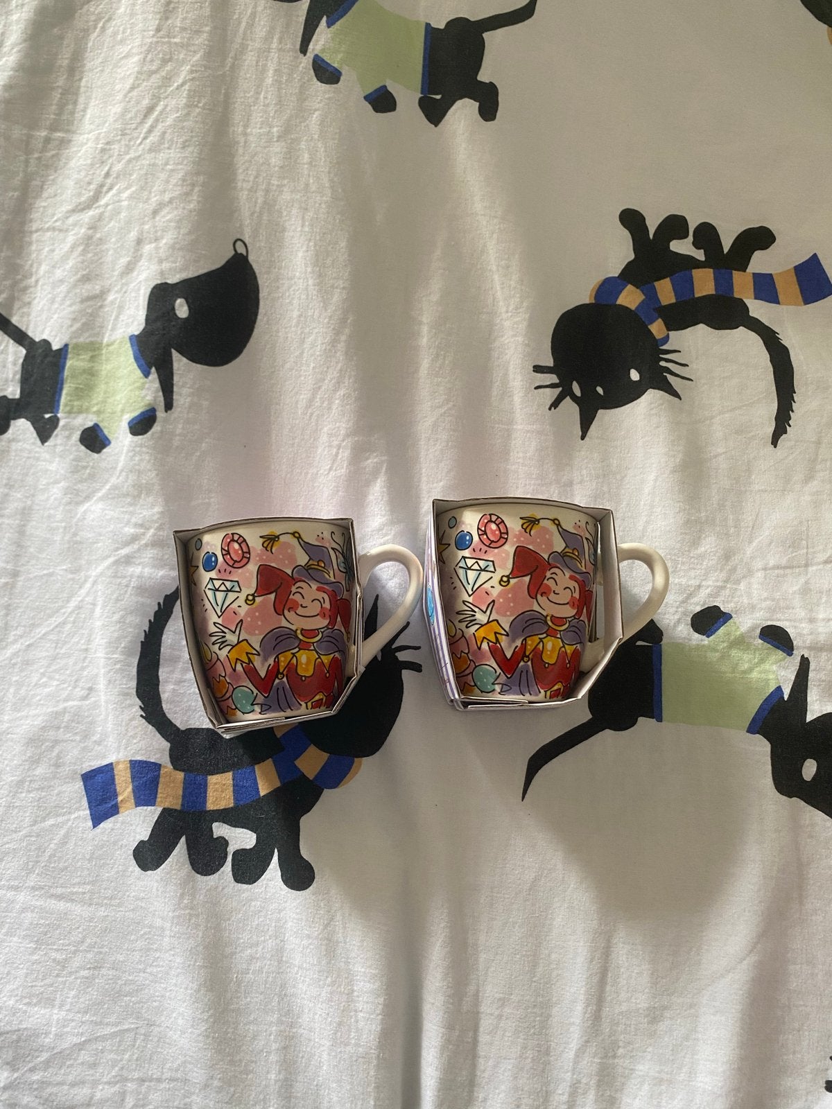 Blond Amsterdam Efteling mokjes - nieuw, Nieuw, Steen/keramiek, Meerkleurig, Ophalen