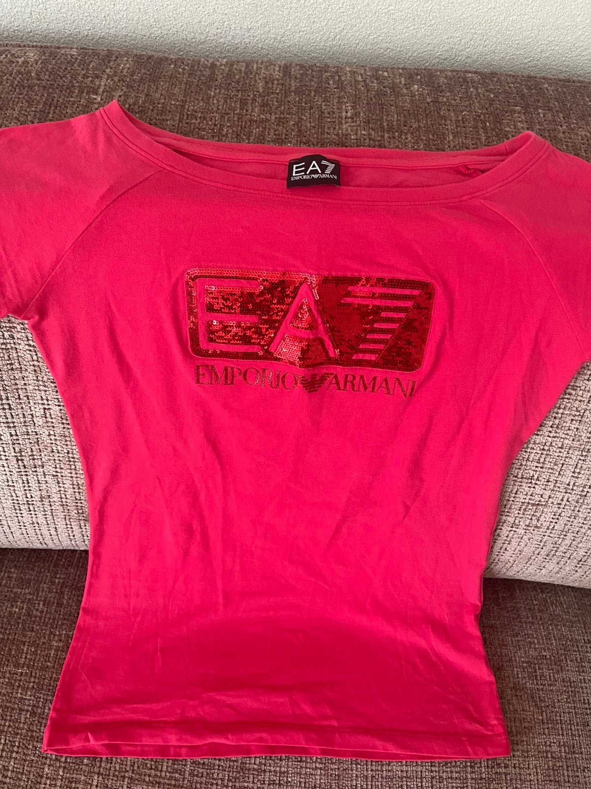 EA7 EMPORIUM ARMANI T SHIRT / top mtM/L, Maat 38/40 (M), Ophalen of Verzenden, Zo goed als nieuw, Korte mouw