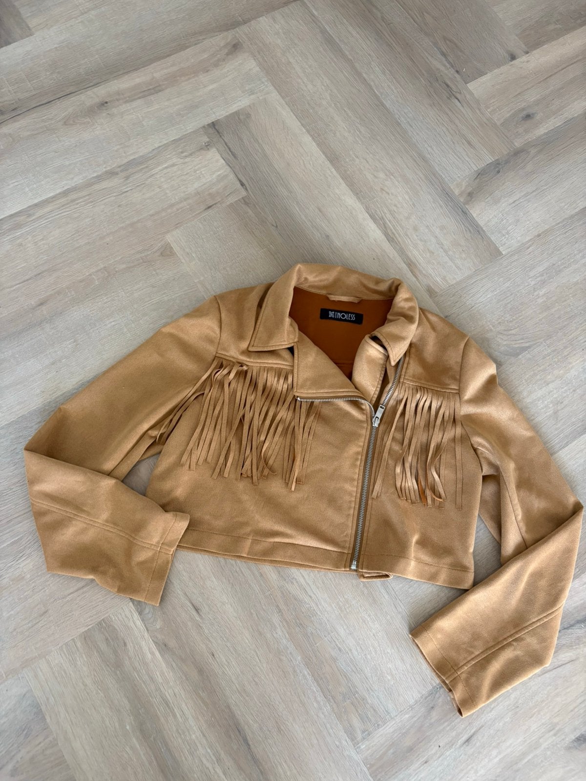 Leuk kort jasje M, Kleding | Dames, Maat 38/40 (M), Bruin, Ophalen of Verzenden, Zo goed als nieuw
