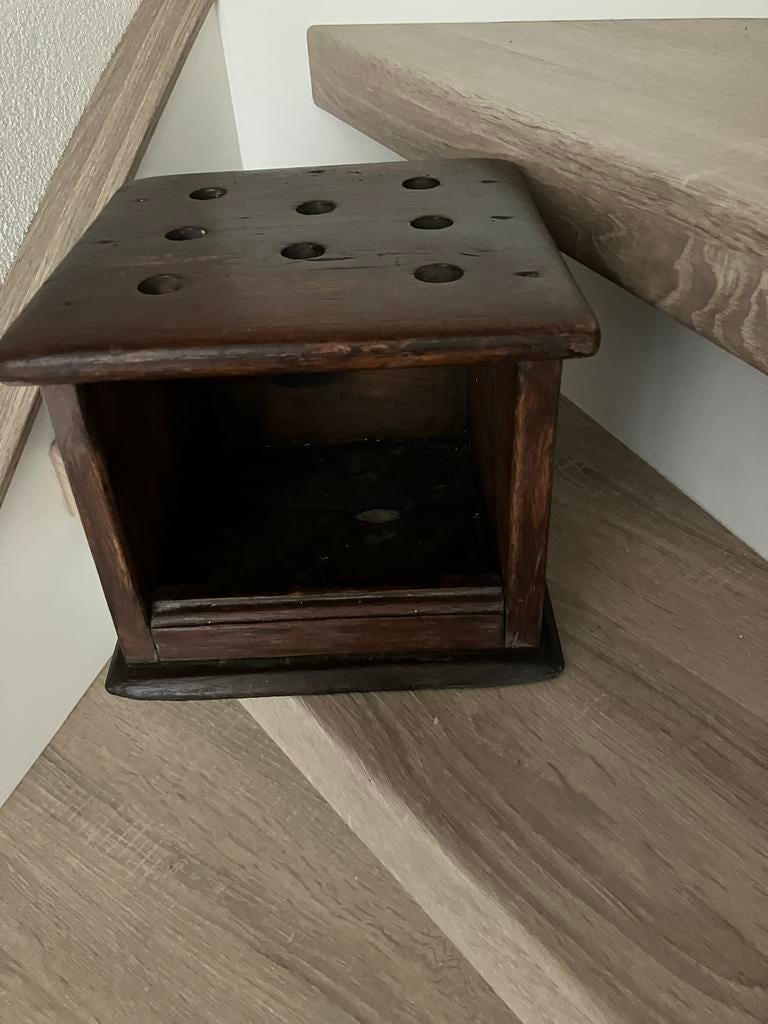 Antieke Houten Voetenstoof, Ophalen