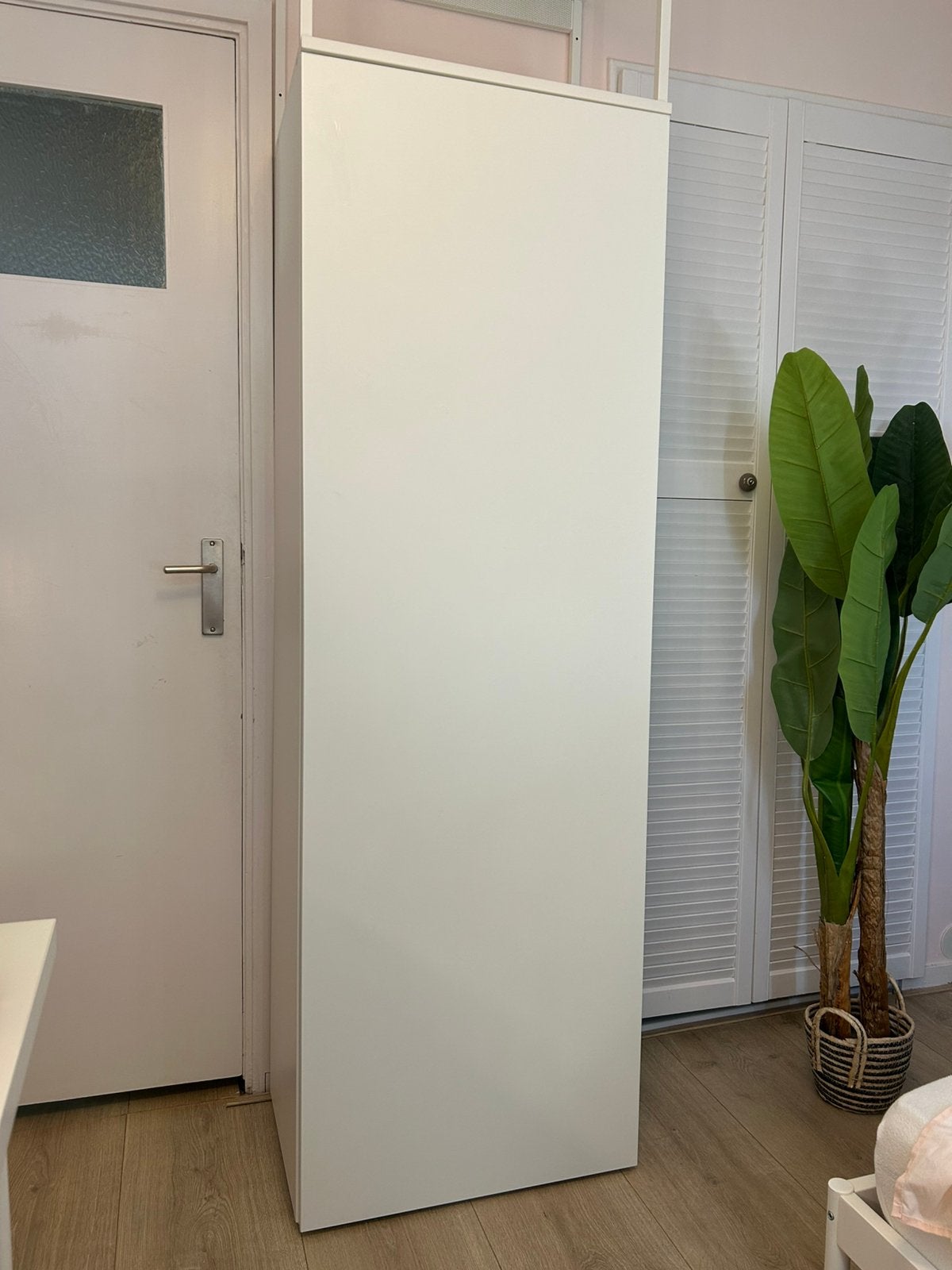 Platsa Ikea kledingkast wit, met Fonnes deur, Huis en Inrichting, Kasten | Kledingkasten, Ophalen, 50 tot 100 cm, Zo goed als nieuw