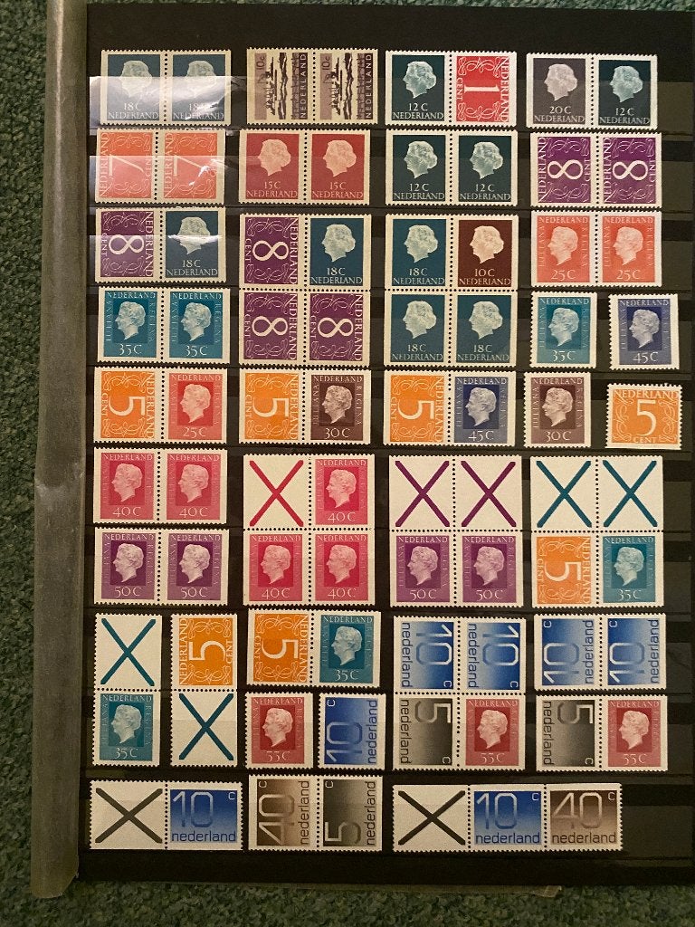 Verzameling postzegels Nederland Postzegelboekje Combinaties, Postzegels en Munten, Postzegels | Nederland, Verzenden, Na 1940
