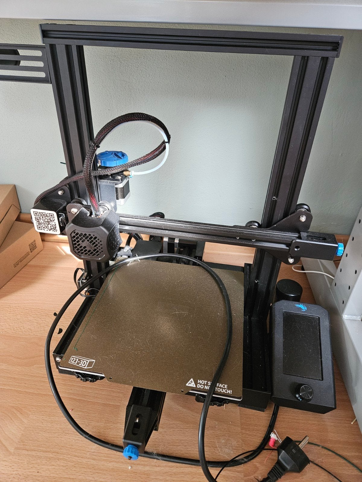 Creality Ender-3 V2 3D-printer met flexibele plaat - Nieuw, Computers en Software, 3D Printers, Gebruikt, Filament, Ophalen