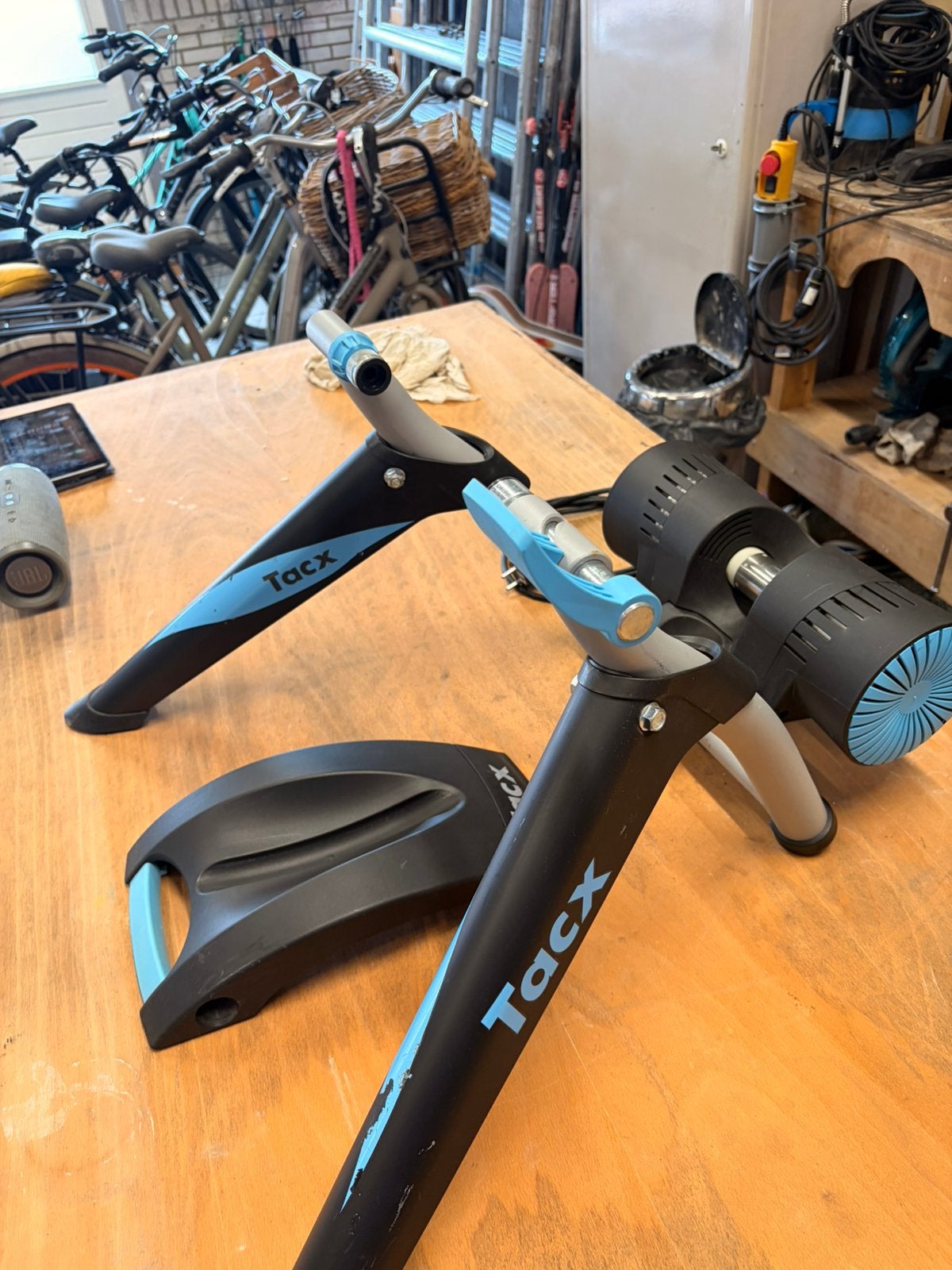 Tacx Genius smart met accessoires, Sport en Fitness, Wielrennen, Ophalen, Gebruikt, Overige typen