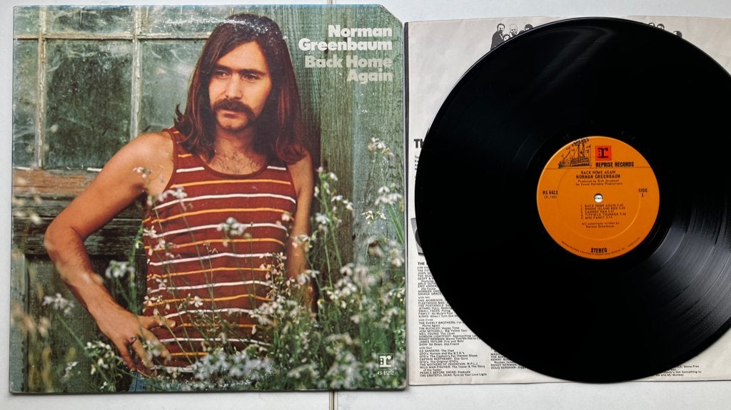 NG1 Norman Greenbaum Back Home again USA70 €10, Originele persing, Ophalen of Verzenden, Zo goed als nieuw, 12 inch