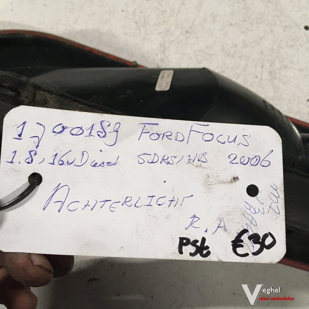 Ford Focus 1.8 diesel 5 drs 2006 Wagennr 1700189 Achterlicht, Gebruikt, -, -, Ophalen of Verzenden