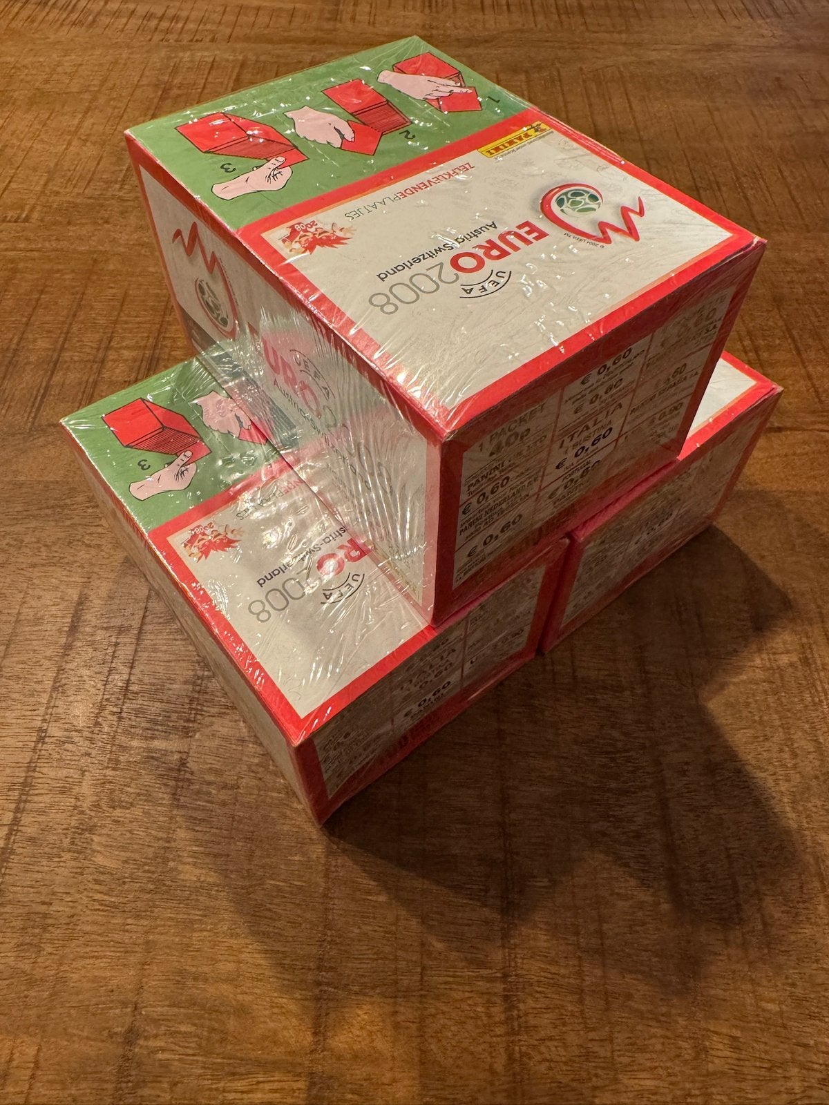Panini Euro 2008 Sealed Box (Oostenrijk & Zwitserland), Ophalen of Verzenden, Zo goed als nieuw, Meerdere stickers