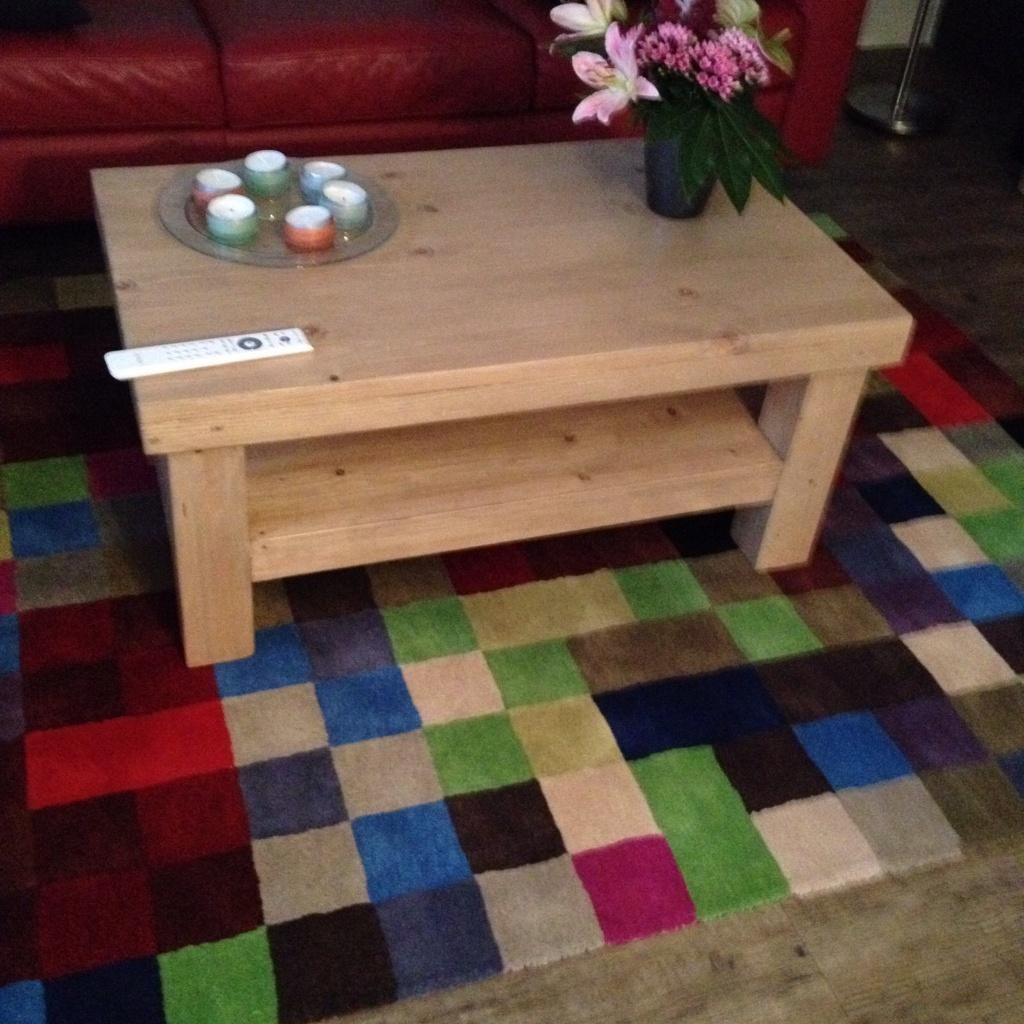 salontafel steigerhout, Ophalen, 100 tot 150 cm, Nieuw, 50 tot 100 cm
