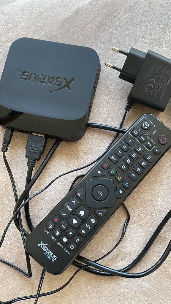 Xsarius Pure 3 IPTV-box 4K met WiFi - mediaspeler, Audio, Tv en Foto, Ophalen of Verzenden, Zo goed als nieuw, HDMI, Minder dan 500 GB