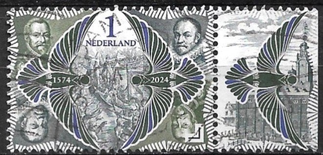 Nederland 2024 nvph 4236 LEIDENS ONTZET + tab, Verzenden, Na 1940, Gestempeld