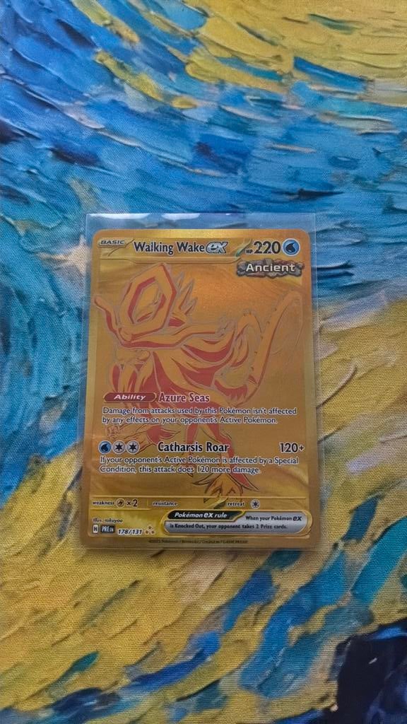 Walking wake EX Pokémon kaart gold 178, Verzenden, Zo goed als nieuw