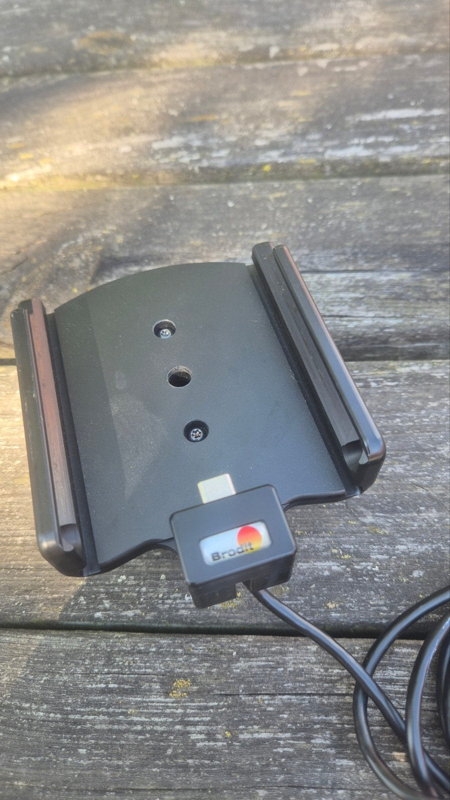 Brodit Telefoonhouder met oplader voor Samsung S20, Ophalen of Verzenden, Gebruikt, Auto