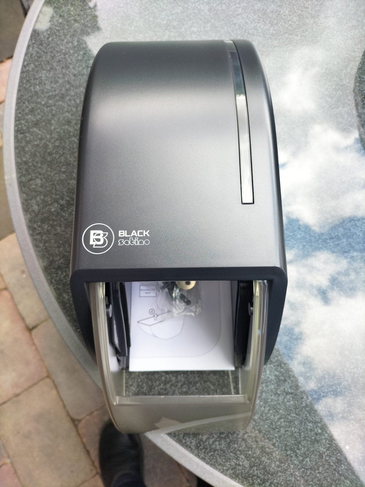 toiletrol dispenser zwart, Ophalen of Verzenden, Nieuw, Toilet