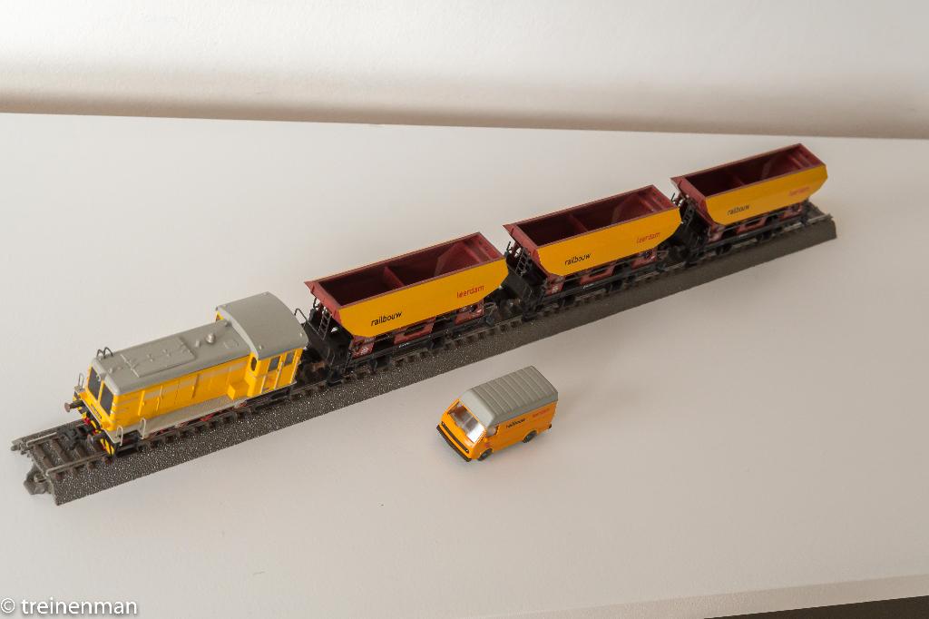 Marklin 2845 Railbouw Leerdam set NS zgan ovp, Ophalen, Wisselstroom, Treinset, Märklin