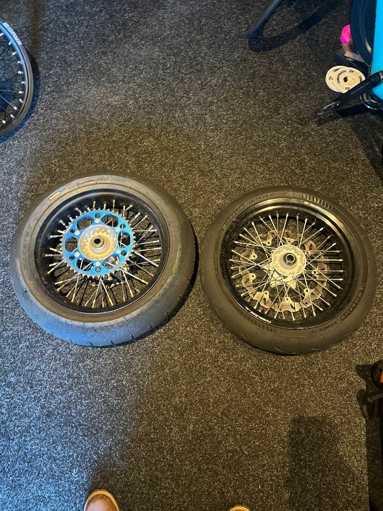 KTM Alpina supermoto set + voorrem, Ophalen, Gebruikt