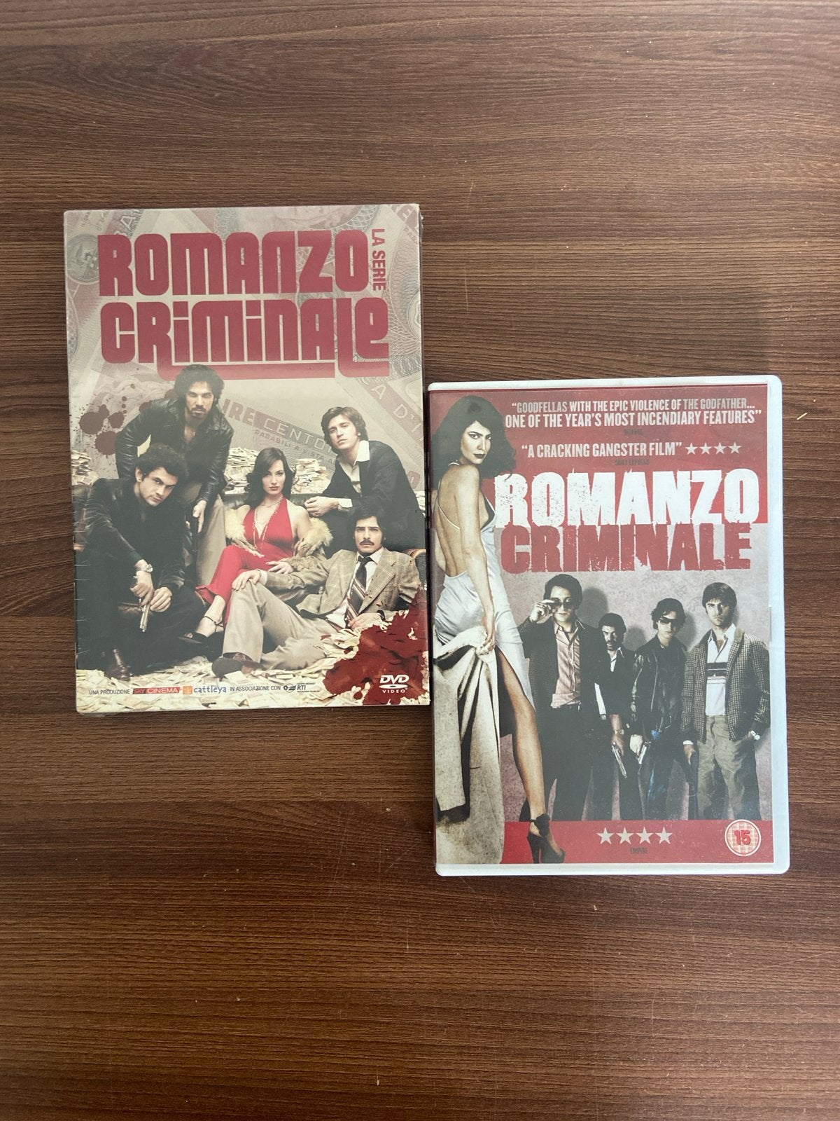 Romanzo Criminale: Serie (4-disc) & Film (DVD), Maffia en Misdaad, Vanaf 16 jaar, Nederlands, Ophalen of Verzenden