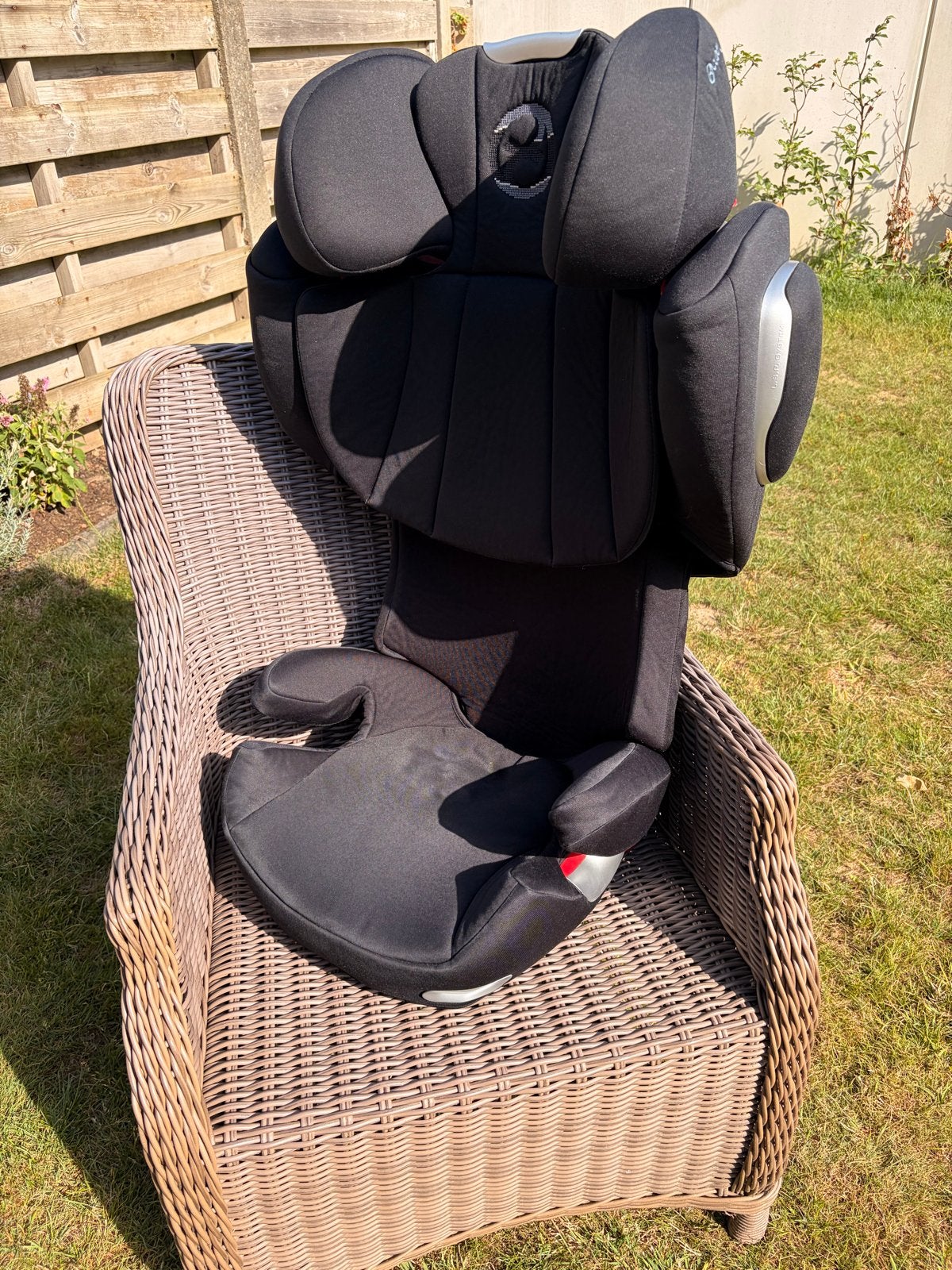 Cybex Solution Q3 Fix autostoel, Gebruikt, 15 t/m 36 kg, Verstelbare rugleuning, Isofix