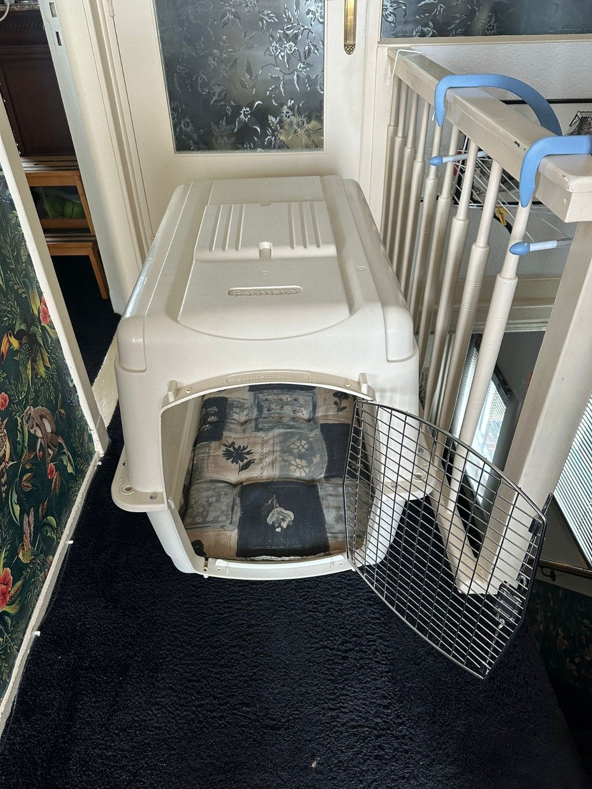 Bench/transport voor grotere hond,merk petmate €35.=, Ophalen, Gebruikt