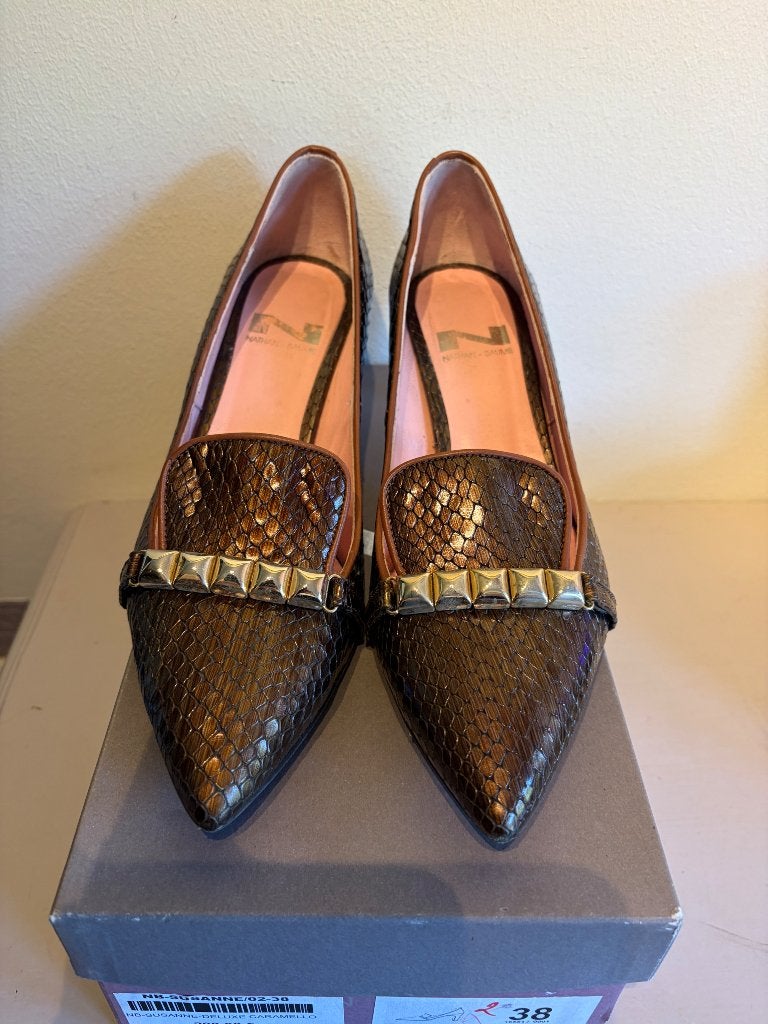 Nathan-Baume Susanne Deluxe Caramello pumps  maat 38, Pumps, Bruin, Nieuw, Ophalen of Verzenden