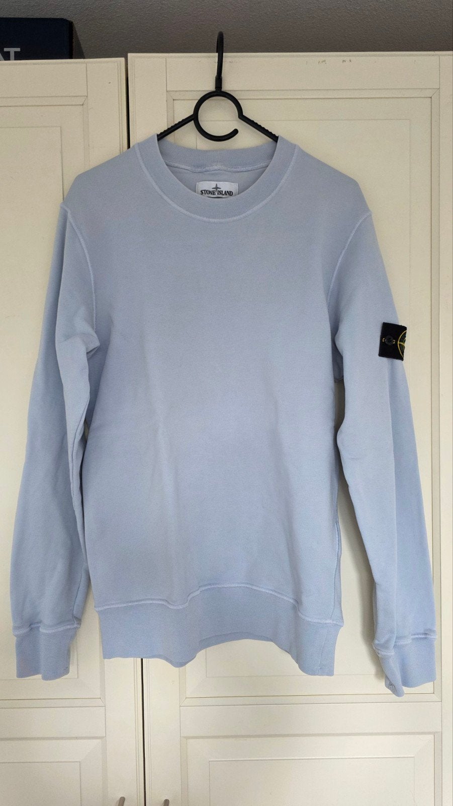 Stone Island trui lichtblauw maat M nette staat, Kleding | Heren, Ophalen of Verzenden, Maat 48/50 (M), Blauw, Stone Island