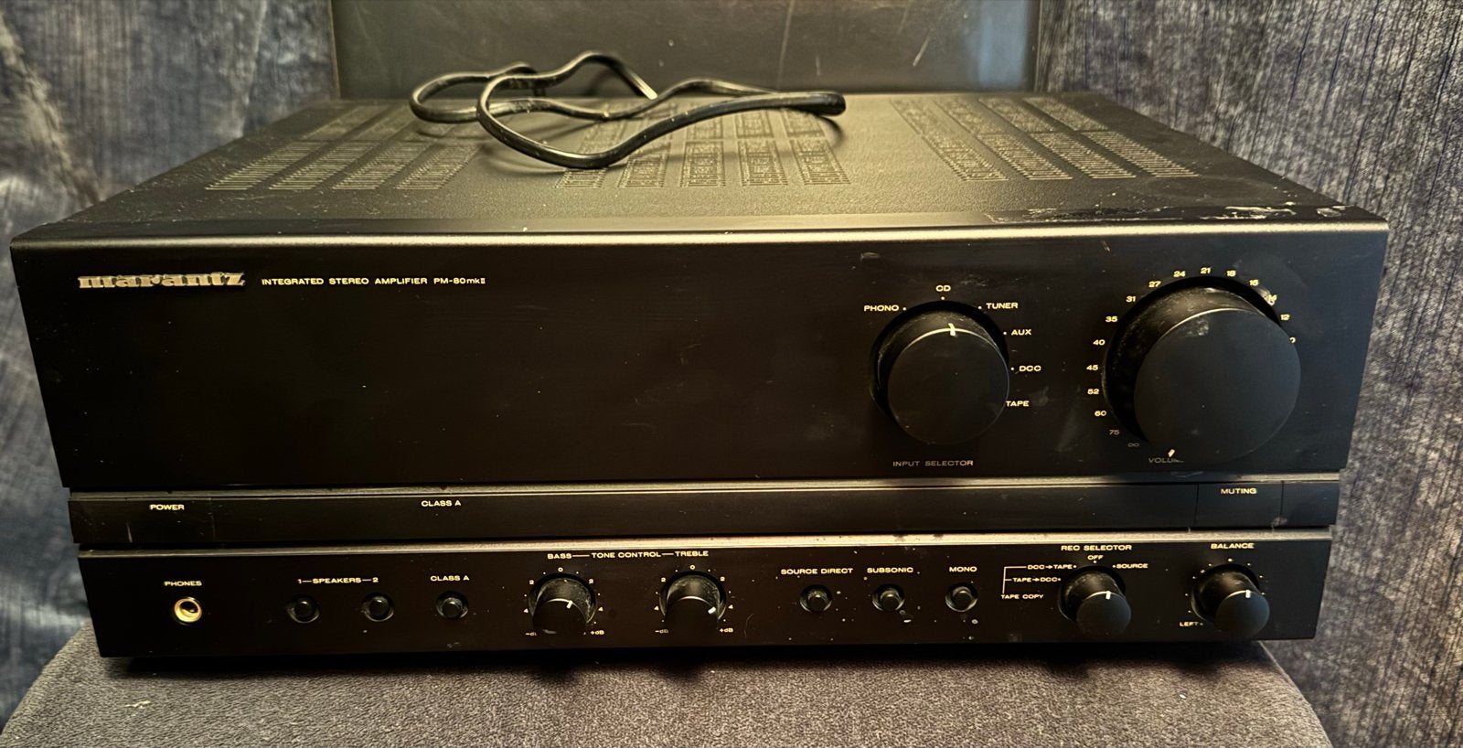 Marantz PM-80mk2 klasse A  Geïntegreerde Stereo Versterker, Gebruikt, 120 watt of meer, Stereo, Ophalen