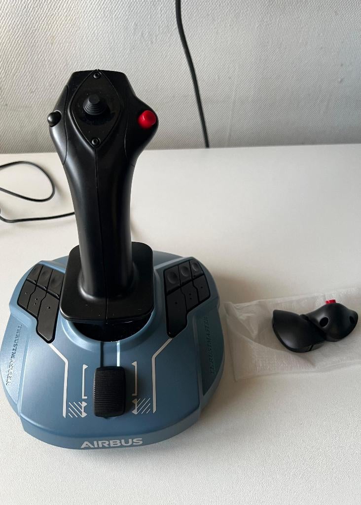 Thrustmaster airbus joystick, Computers en Software, Joysticks, Ophalen of Verzenden, Zo goed als nieuw, Thrustmaster