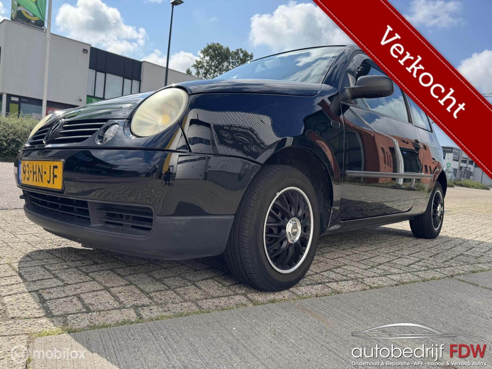 Volkswagen Lupo 1.4-16V/AUTOMAAT/NAP/, 4 cilinders, 4 stoelen, Zwart, Bedrijf