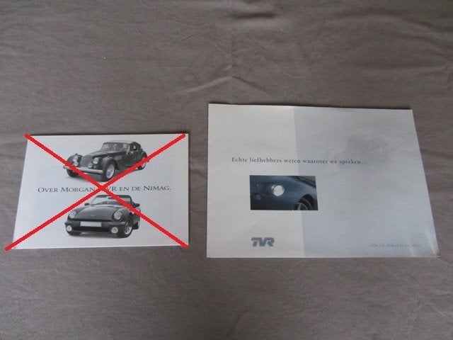 TVR Folder, Ophalen of Verzenden, Zo goed als nieuw, Overige merken, TVR