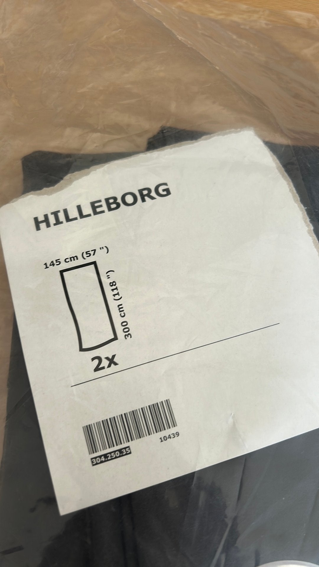 Gordijn hilleborg Ikea, IKEA, Ophalen, Zo goed als nieuw, Gordijn