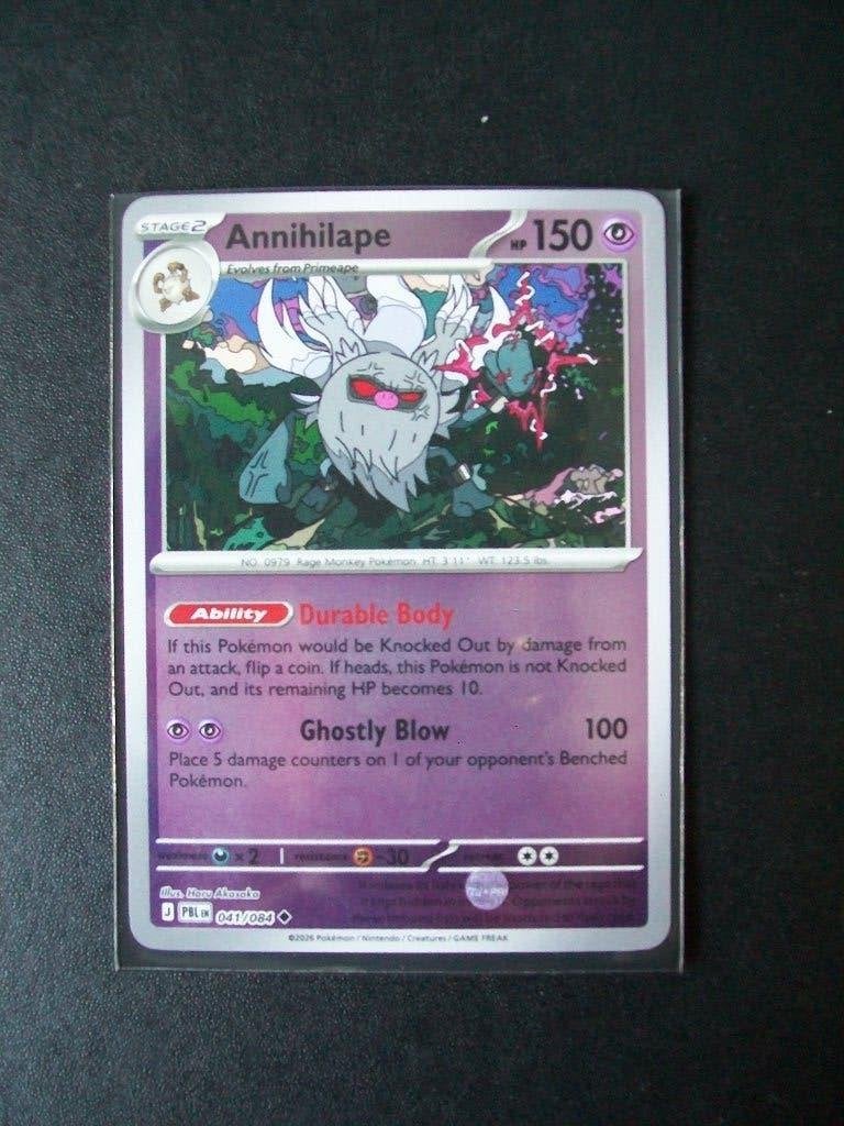 4500. Nieuwe Pokemon Kaart Holofoil ANNIHILAPE HP150 041/084, Verzenden, Nieuw, Losse kaart, Foil