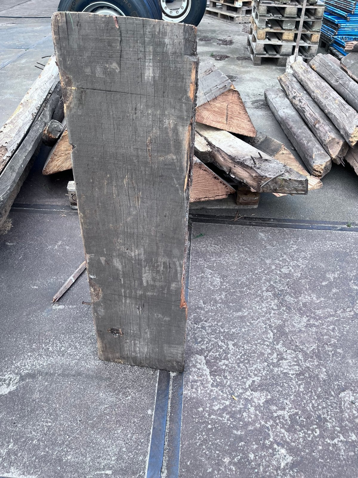 Toffe grenen sokkels, oud hout, balken, 8stuks, Ophalen, Gebruikt, Grenen, 50 mm of meer