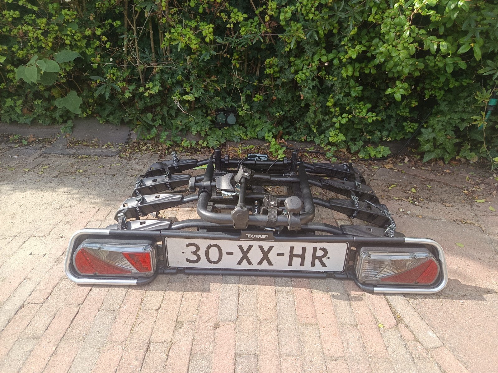 Eufab Amber 4 fietsendrager voor 4 fietsen, Auto diversen, Ophalen, 3 fietsen of meer, Gebruikt, Trekhaakdrager