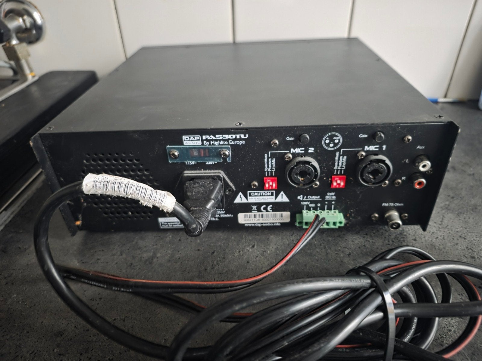 DAP Audio PA-330TU Versterker - Zo goed als nieuw, Overige systemen, Zo goed als nieuw, Minder dan 60 watt, Ophalen