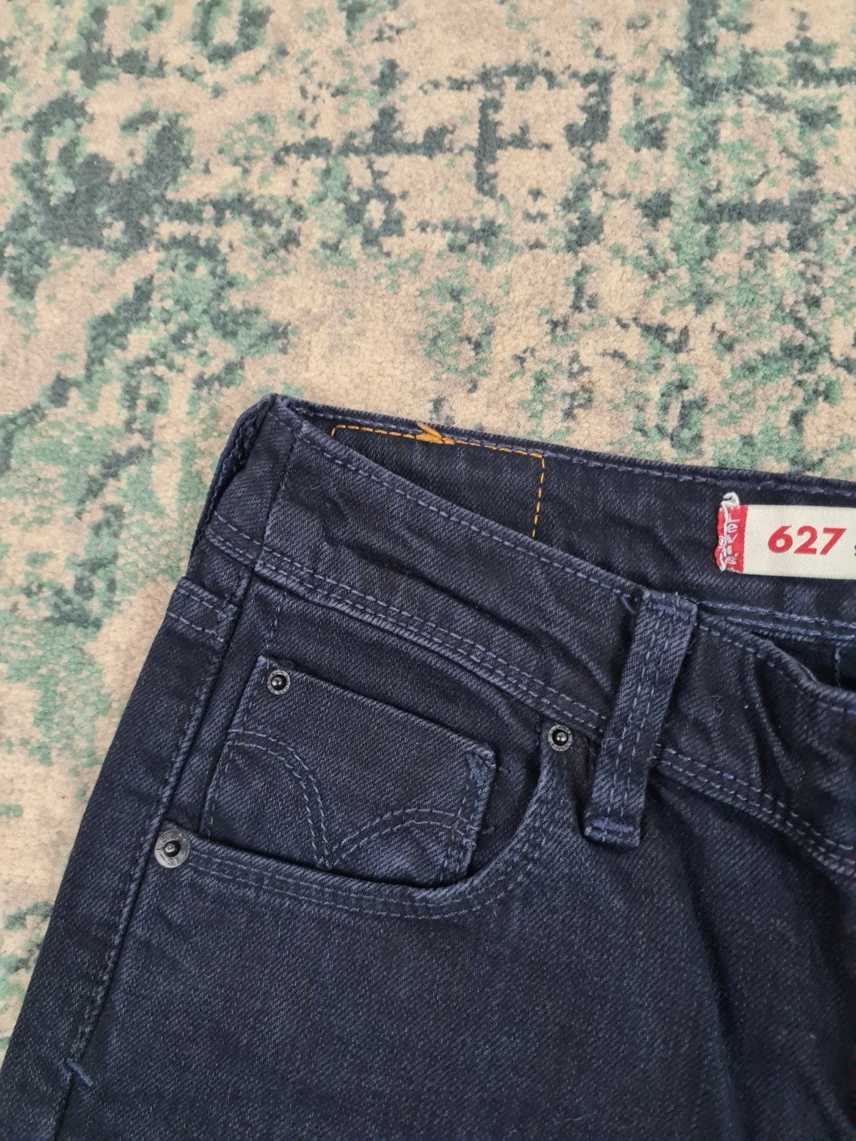 Levi’s 627 straight fit W26 L28 Dames Tulsi2628 Low-rise, Zwart, Ophalen of Verzenden, Zo goed als nieuw, W27 (confectie 34) of kleiner