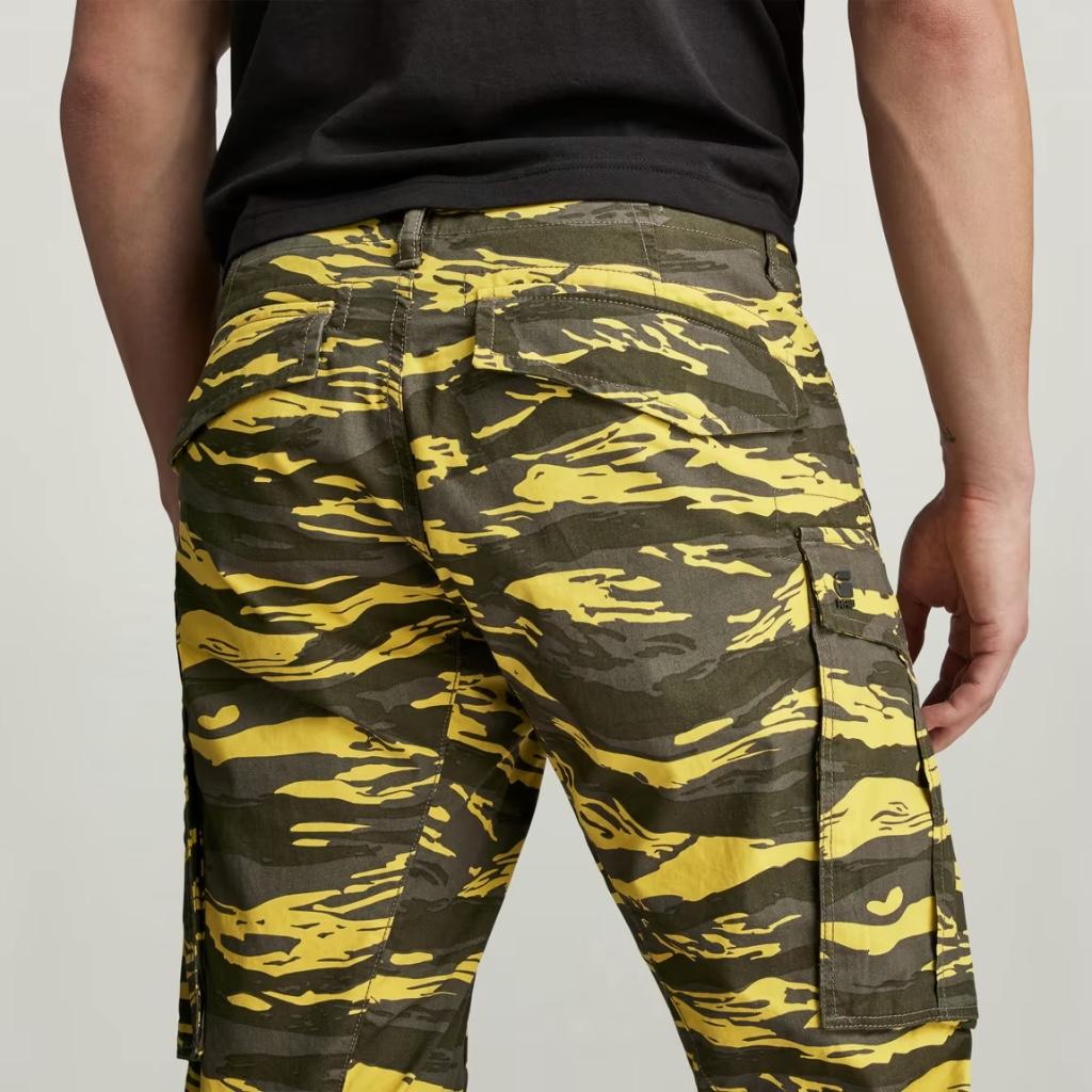 G-Star Rovic Zip 3D Regular Tapered Lemon Tiger W32 L34, Maat 52/54 (L), Verzenden, Geel, Nieuw