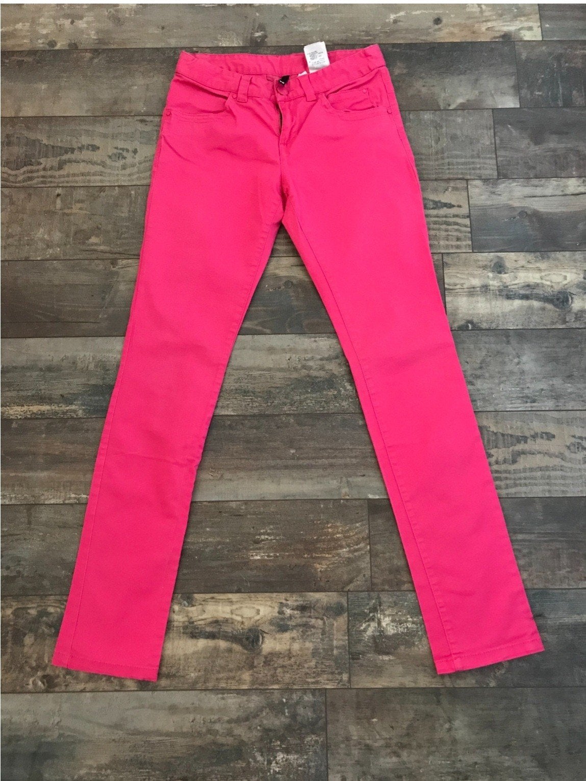 Fuchsiakleurige Katoenen Broek van H&M, Kleding | Dames, Broeken en Pantalons, Ophalen of Verzenden, Zo goed als nieuw, Maat 36 (S)
