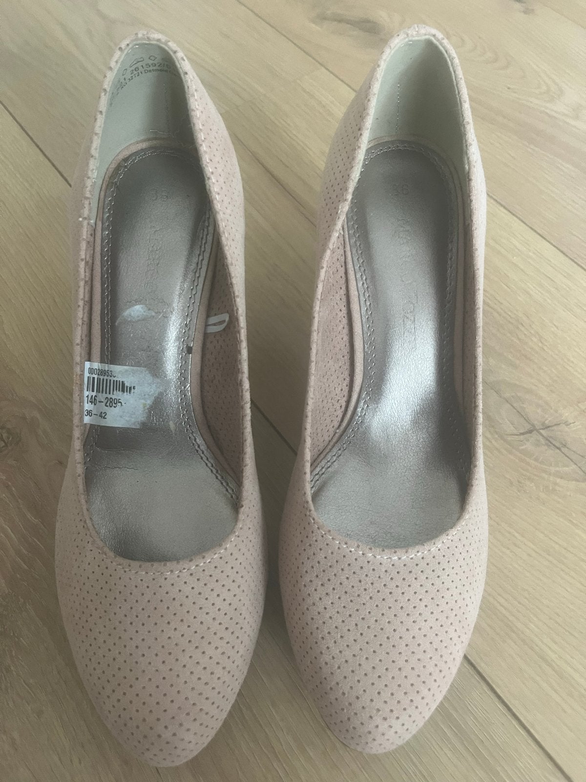Zalm Roze pumps met lage hak - Maat 36, Schoenen met lage hakken, Overige kleuren, Nieuw, Ophalen of Verzenden